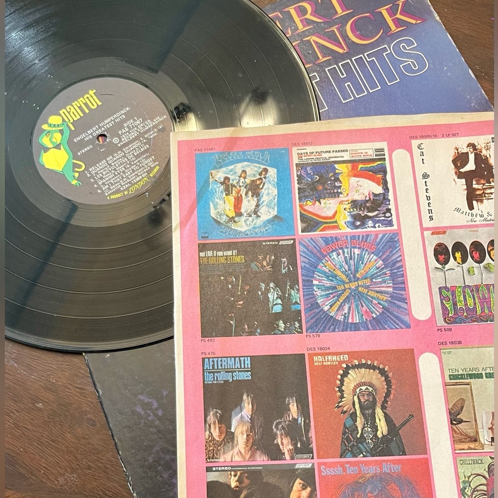 1974 Engelbert Humperdinck Greatest Hits Vinyl Record View 3